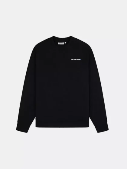 OFF THE PITCH world crewneck 998 black