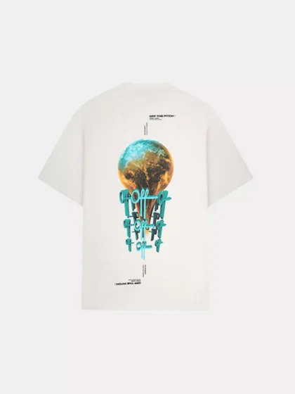 OFF THE PITCH world loose fit tee 102 off white