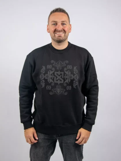 XPLCT baroque sweater black