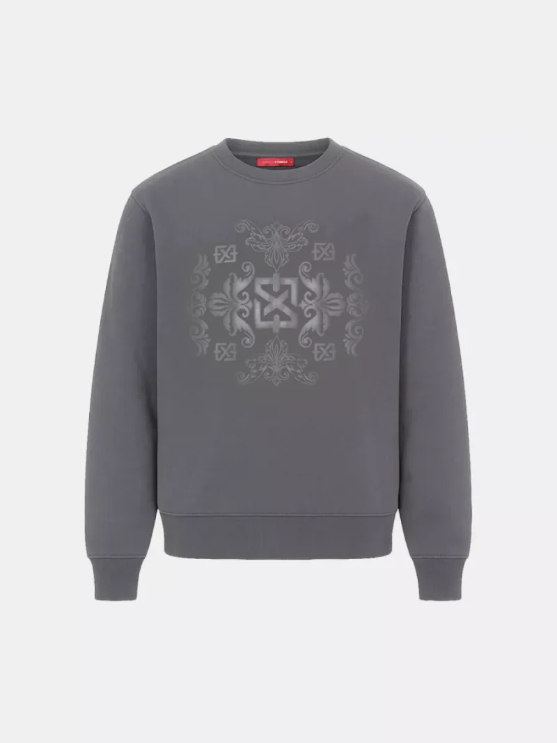 XPLCT baroque sweater grey
