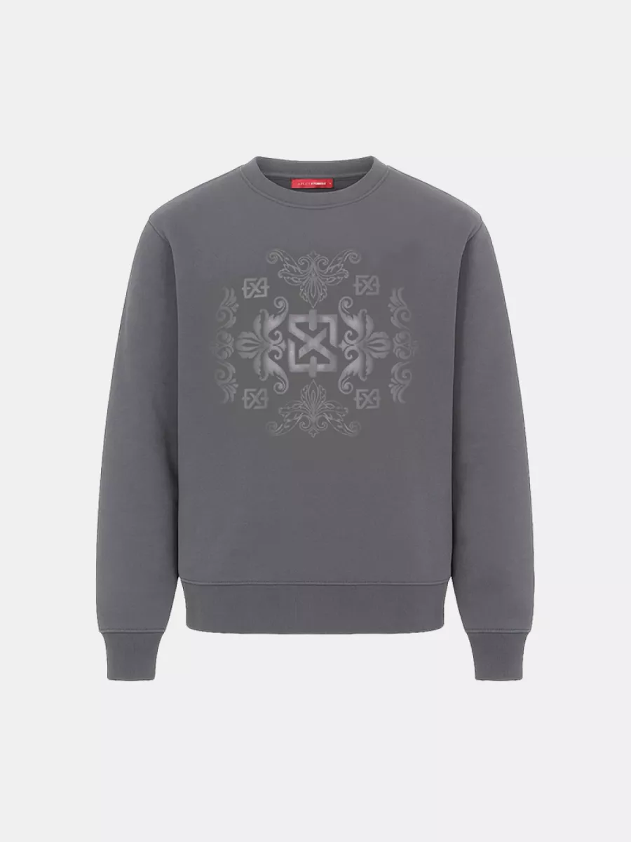 XPLCT baroque sweater grey