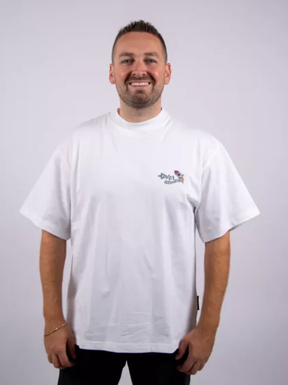 XPLCT rocket tee white
