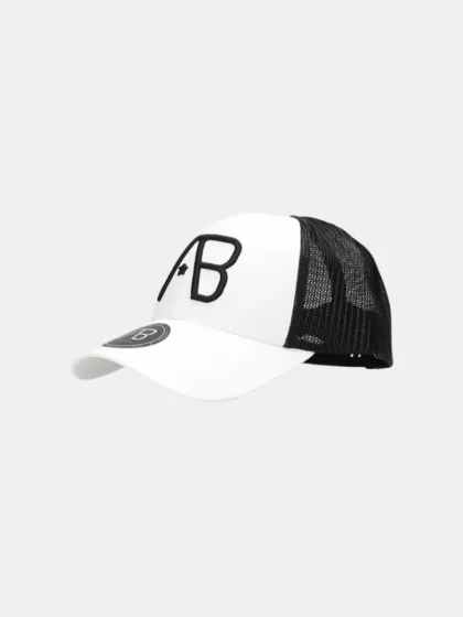 AB Lifestyle 2tone retro trucker cap bright white