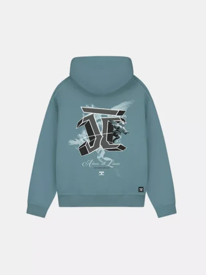 Jorcustom abovealllimits hoodie oceanblue