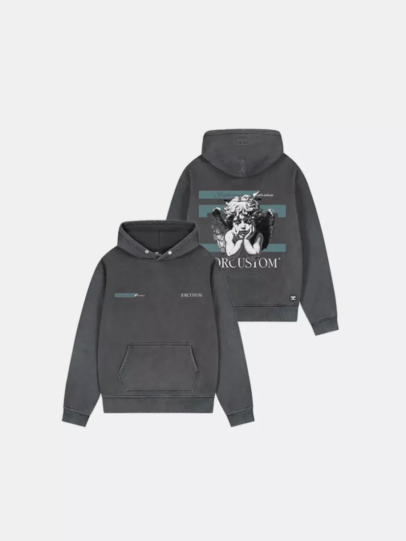 Jorcustom angel2.0 hoodie acidgrey