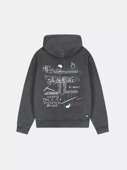 Jorcustom artist hoodie acidgrey