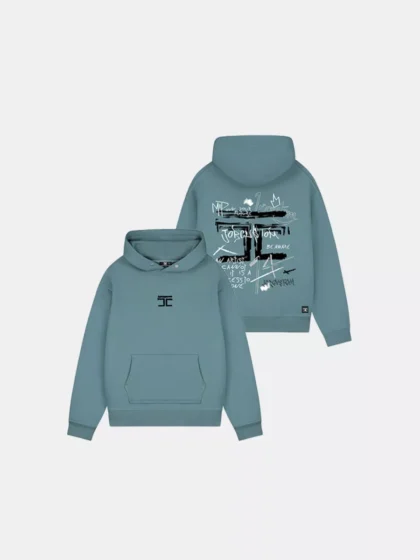Jorcustom artist hoodie oceanblue