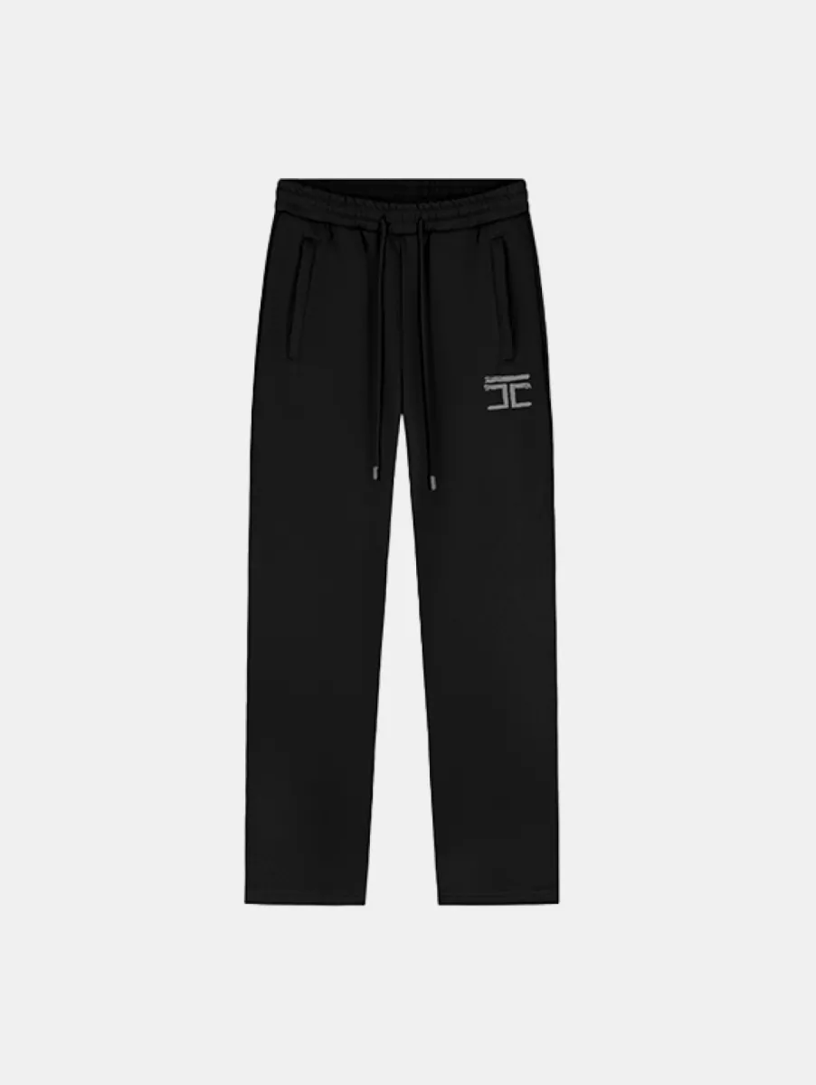 Jorcustom artist straight fit jogger black