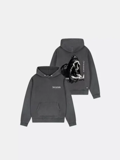 Jorcustom unleashed hoodie acidgrey
