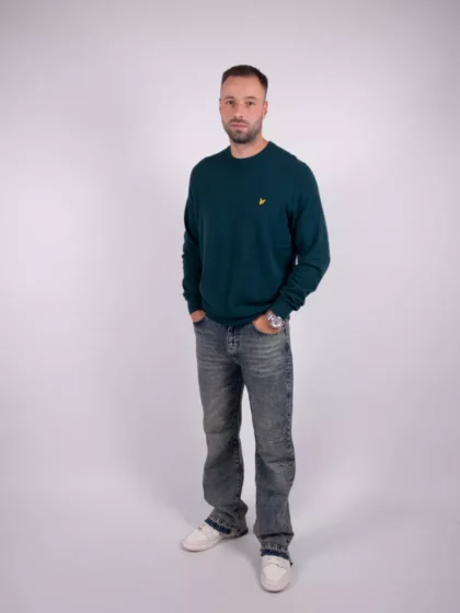 Lyle & Scott kn2136v y066 rich teal