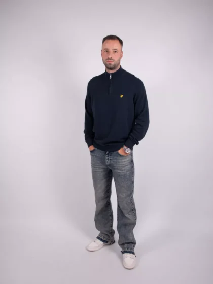 Lyle & Scott kn2331v z271 dark navy