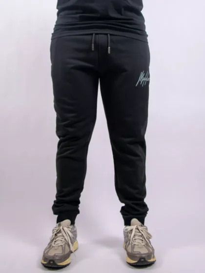 Malelions basic sweatpants 896 black/green