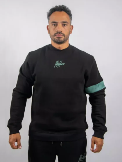 Malelions captain sweater 900 black