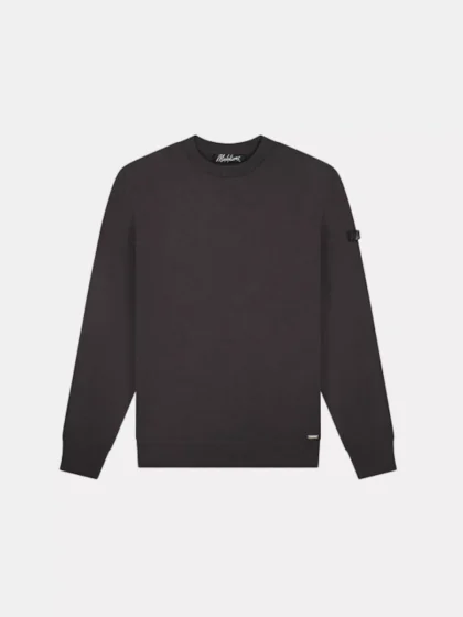 Malelions knitted crewneck 696 mulch brown