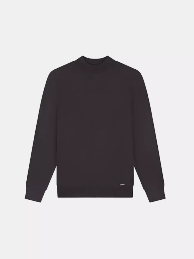Malelions knitted mockneck sweater 696 mulch brown