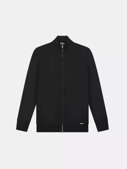Malelions knitted zip cardigan 900 black