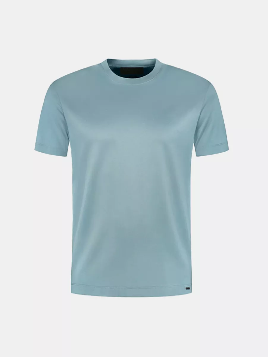 Malelions mercerized t-shirt 691 ocean grey