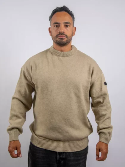 Malelions oversized knitted sweater 120 beige