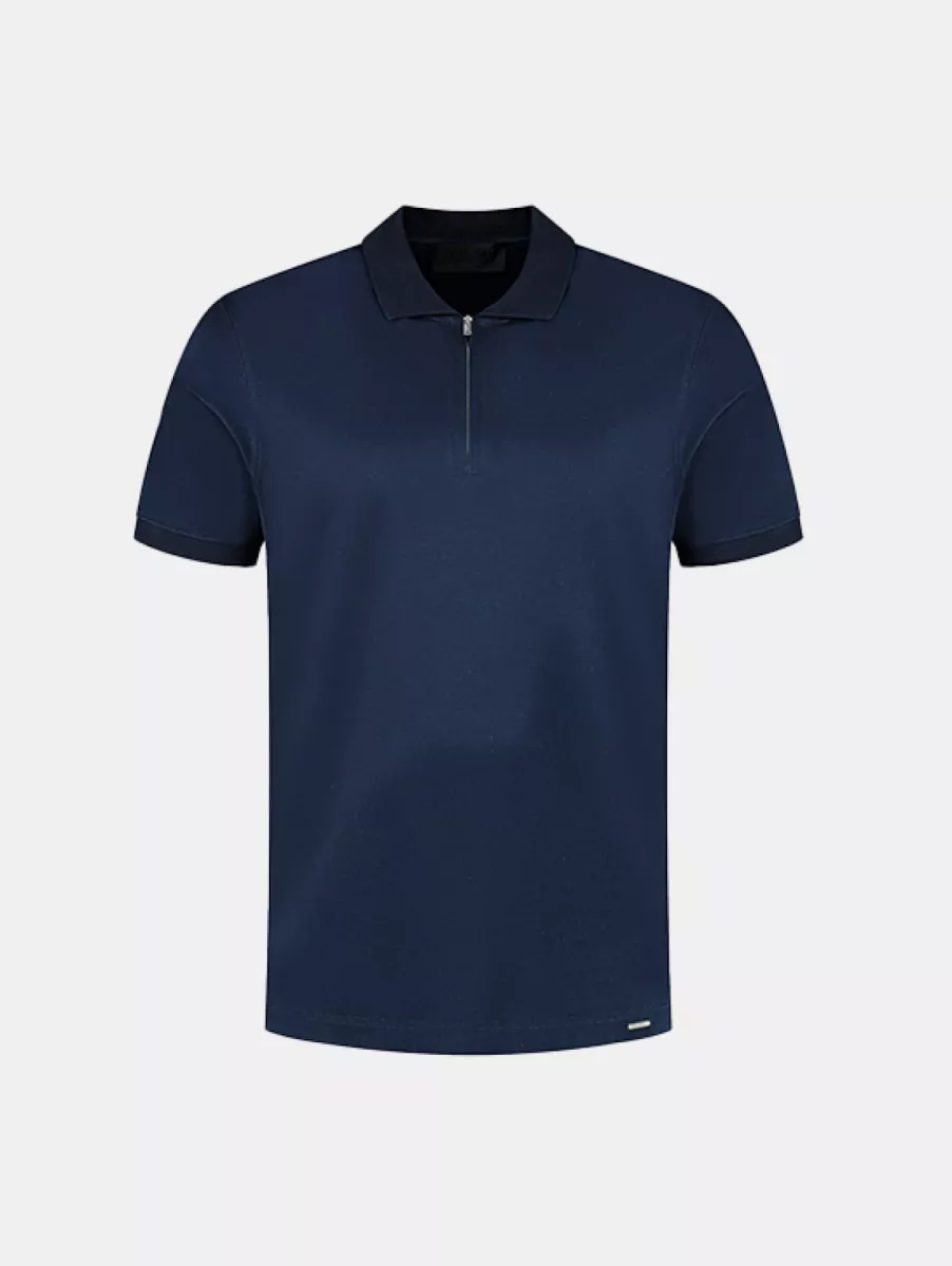 Malelions premium mercerized cotton polo 303 navy
