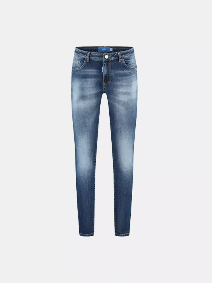 Malelions slim regular jeans 317 dark blue