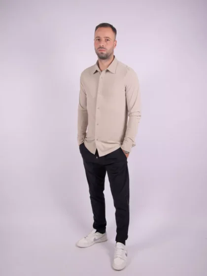 Malelions stretch shirt 099 sand
