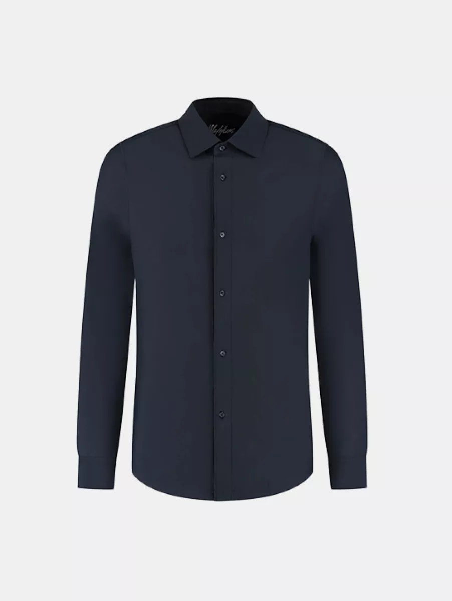 Malelions stretch shirt 303 navy