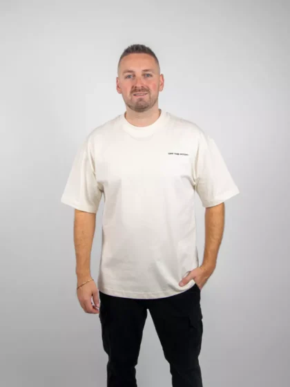 OFF THE PITCH world loose fit tee 102 off white