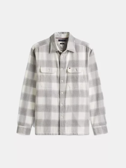 Tommy Hilfiger mw0mw40483 0qy light grey htr/check/972