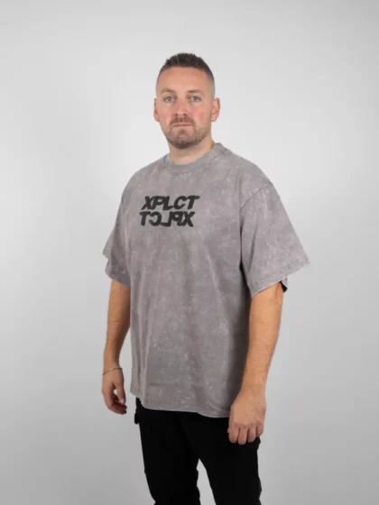 XPLCT hazy tee light grey