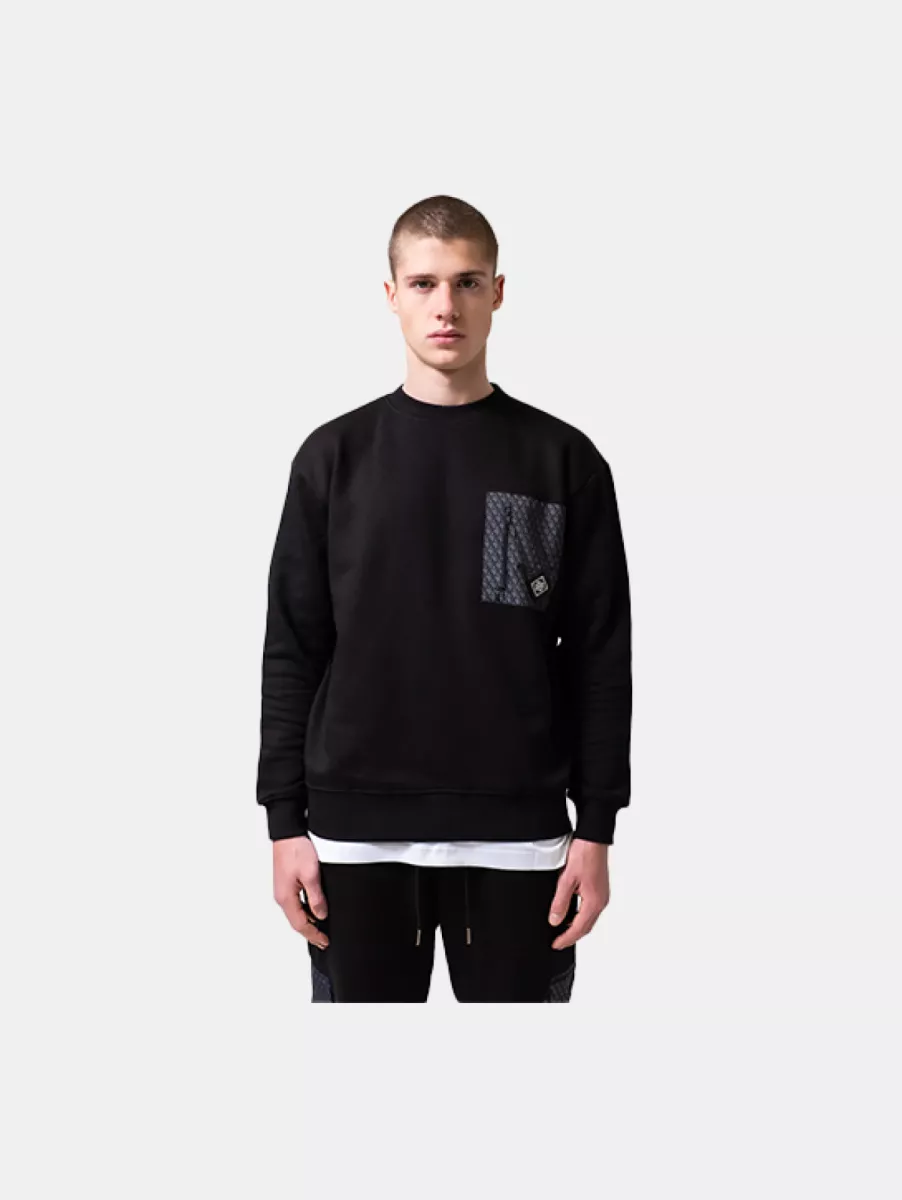 XPLCT shade crewneck black
