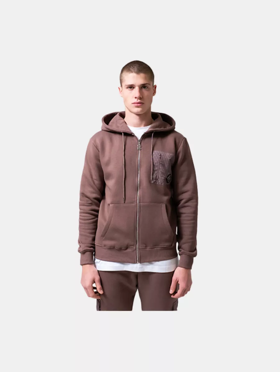 XPLCT shade vest deep taupe