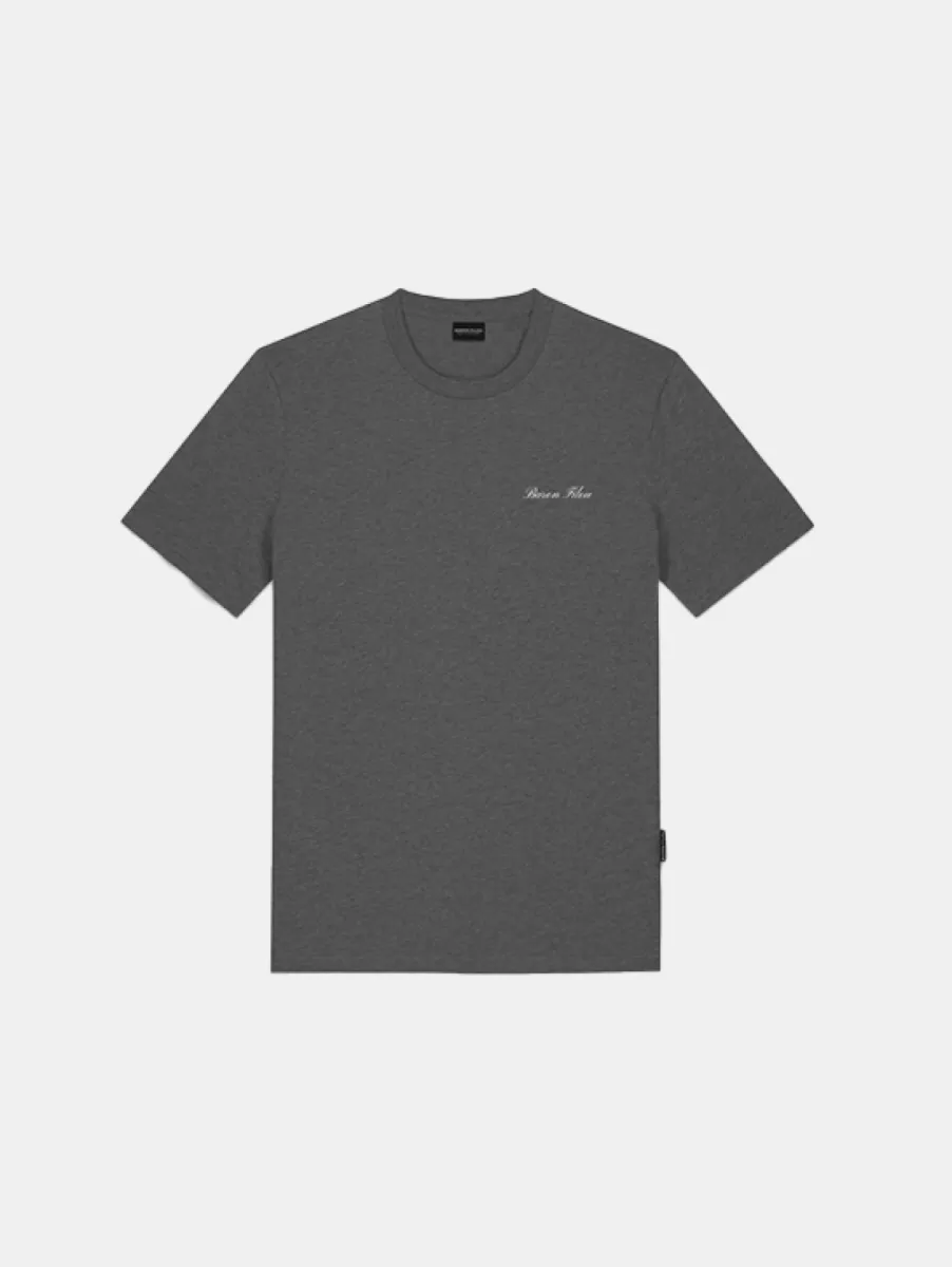 Baron Filou cli t-shirt stone gray
