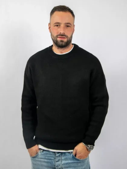 Croyez atelier knit sweater black