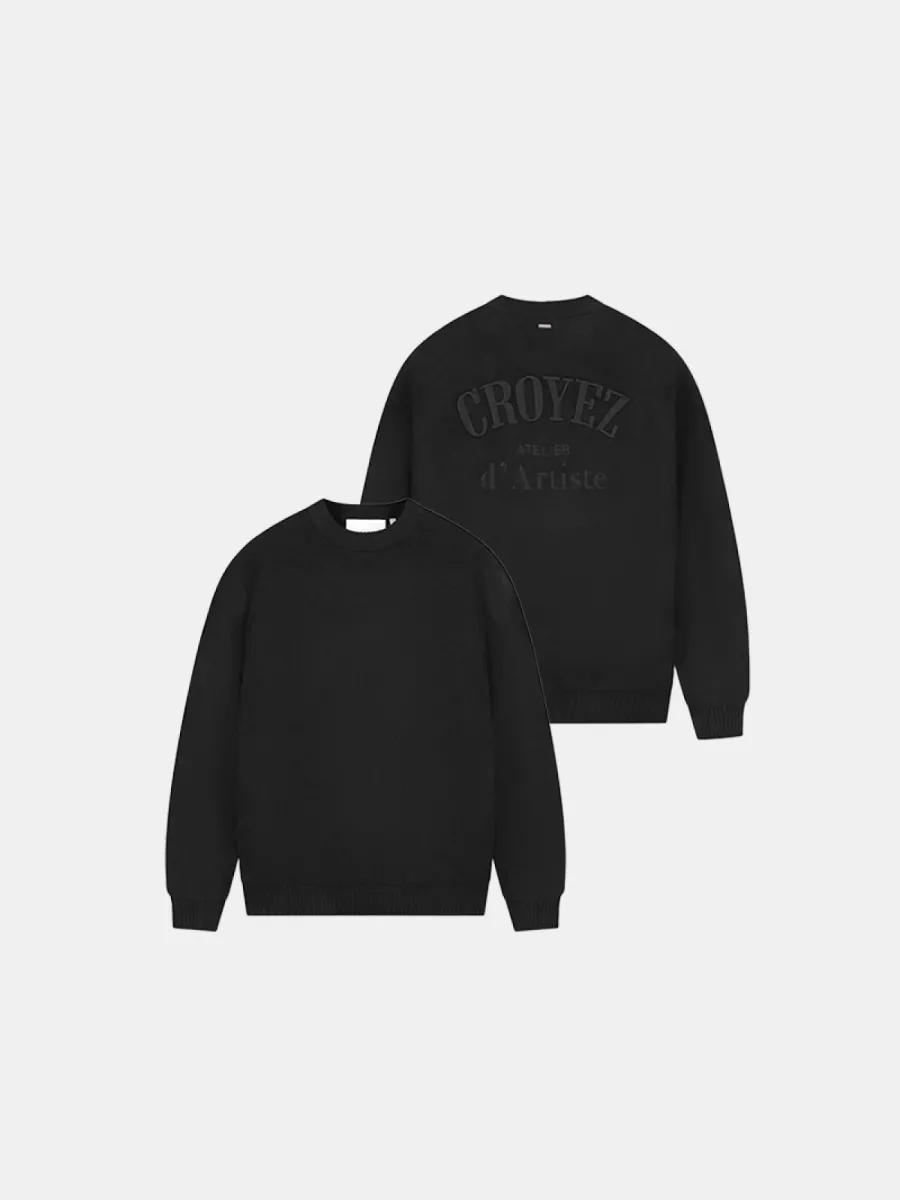 Croyez atelier knit sweater black
