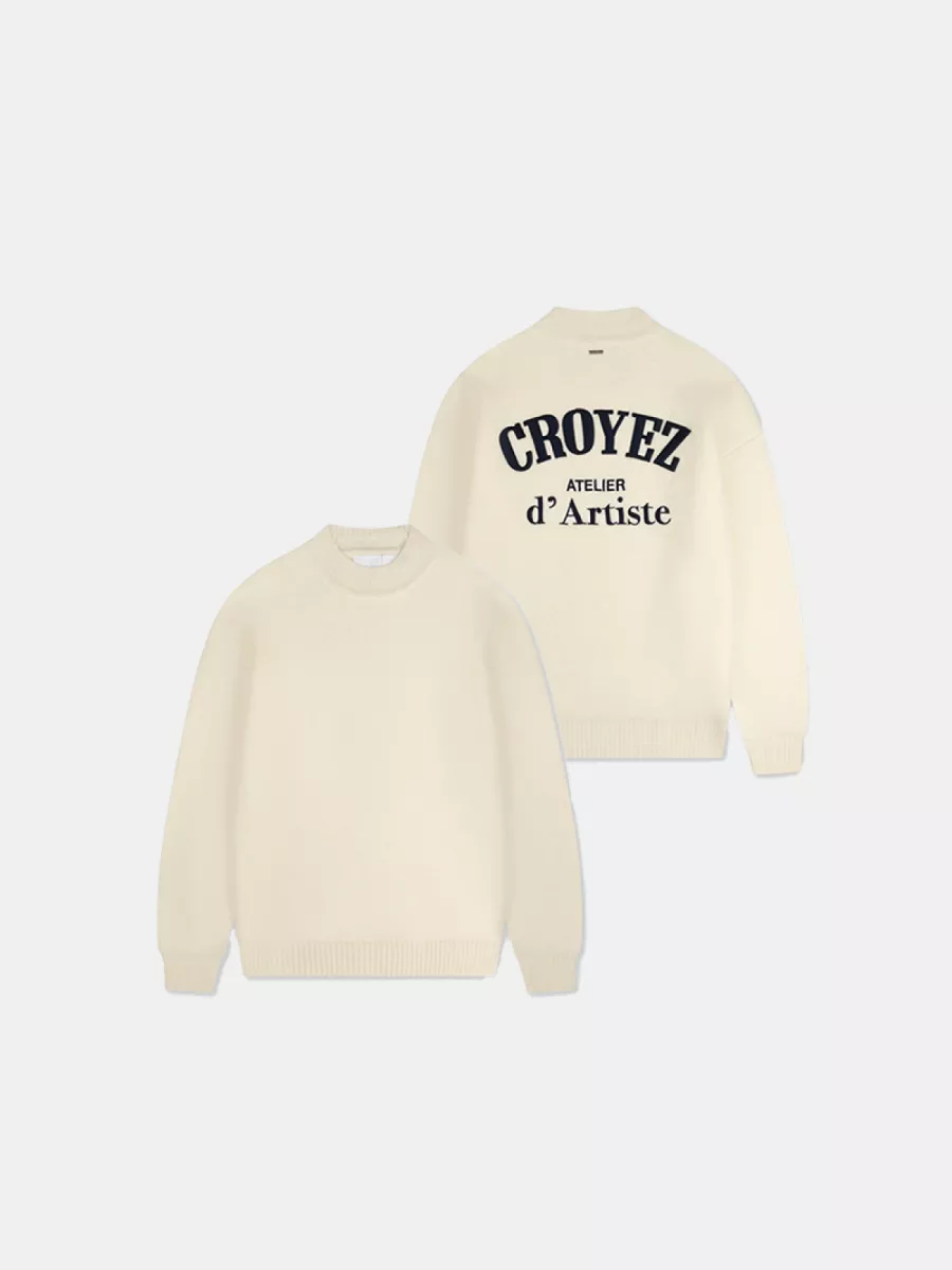 Croyez atelier knit sweater off-white