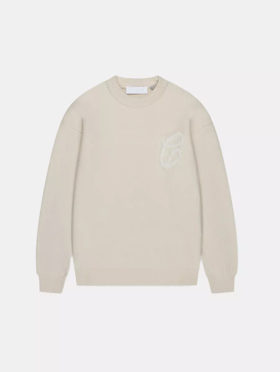 Croyez fluffy essence knit sweater 2102 cream