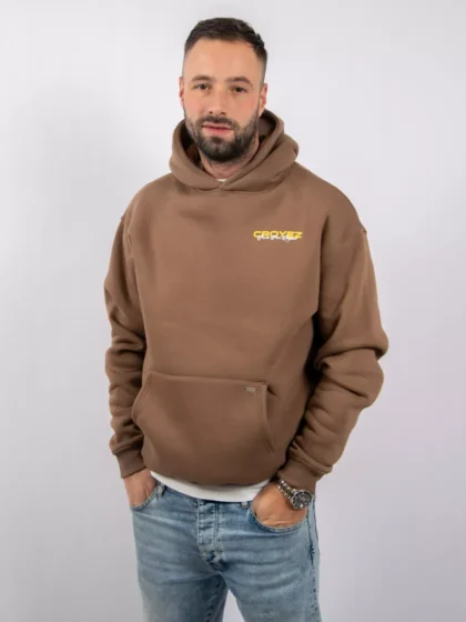 Croyez freres hoodie brown