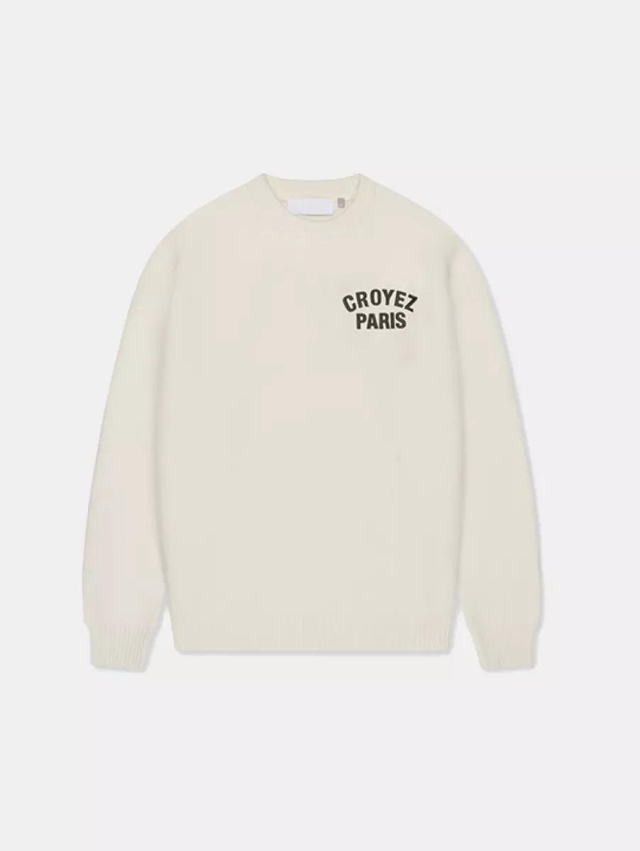 Croyez paris knit sweater 2101 off-white