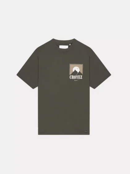 Croyez slopes t-shirt 2401 dusty olive