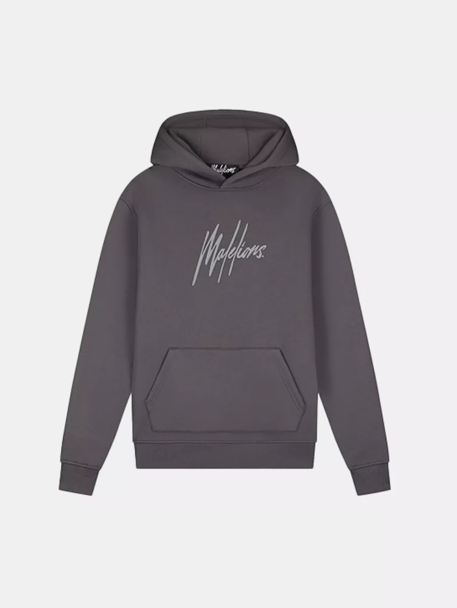 Malelions essentials hoodie antra/grey