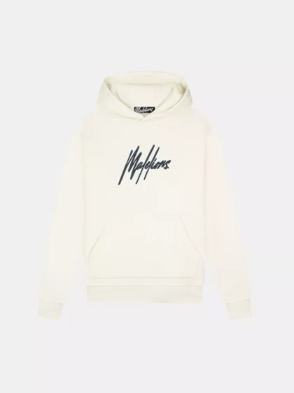 Malelions essentials hoodie off-white/slate