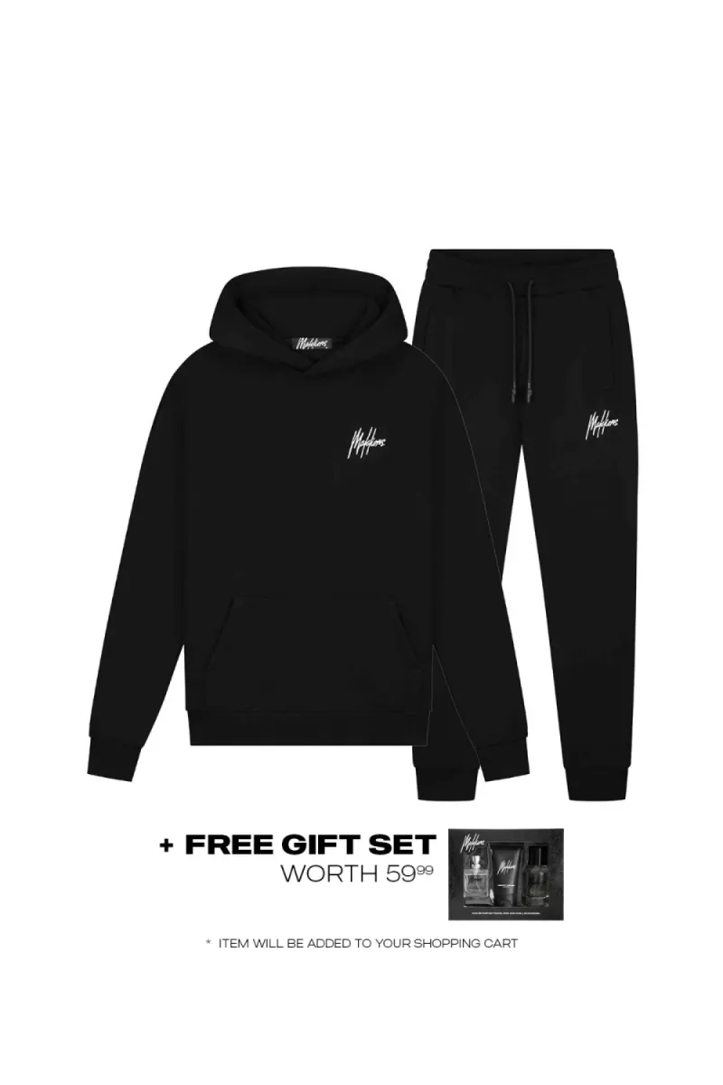 Malelions signature tracksuit black