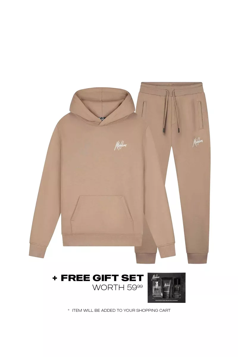 Malelions signature tracksuit khaki