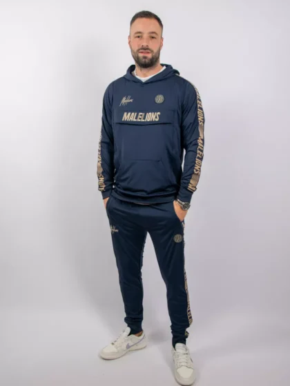 Malelions sport warming up tracksuit navy/gold