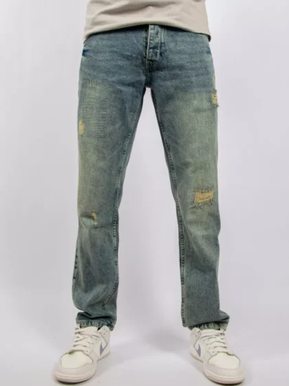 Pure Path The Eric W1500 83 denim mid blue green