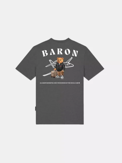 Baron Filou cli. baron t-shirt stone grey