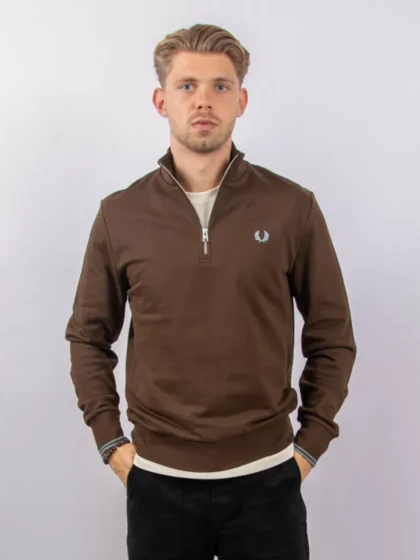 Fred Perry m3574 49a brnttbcc/stkprtb