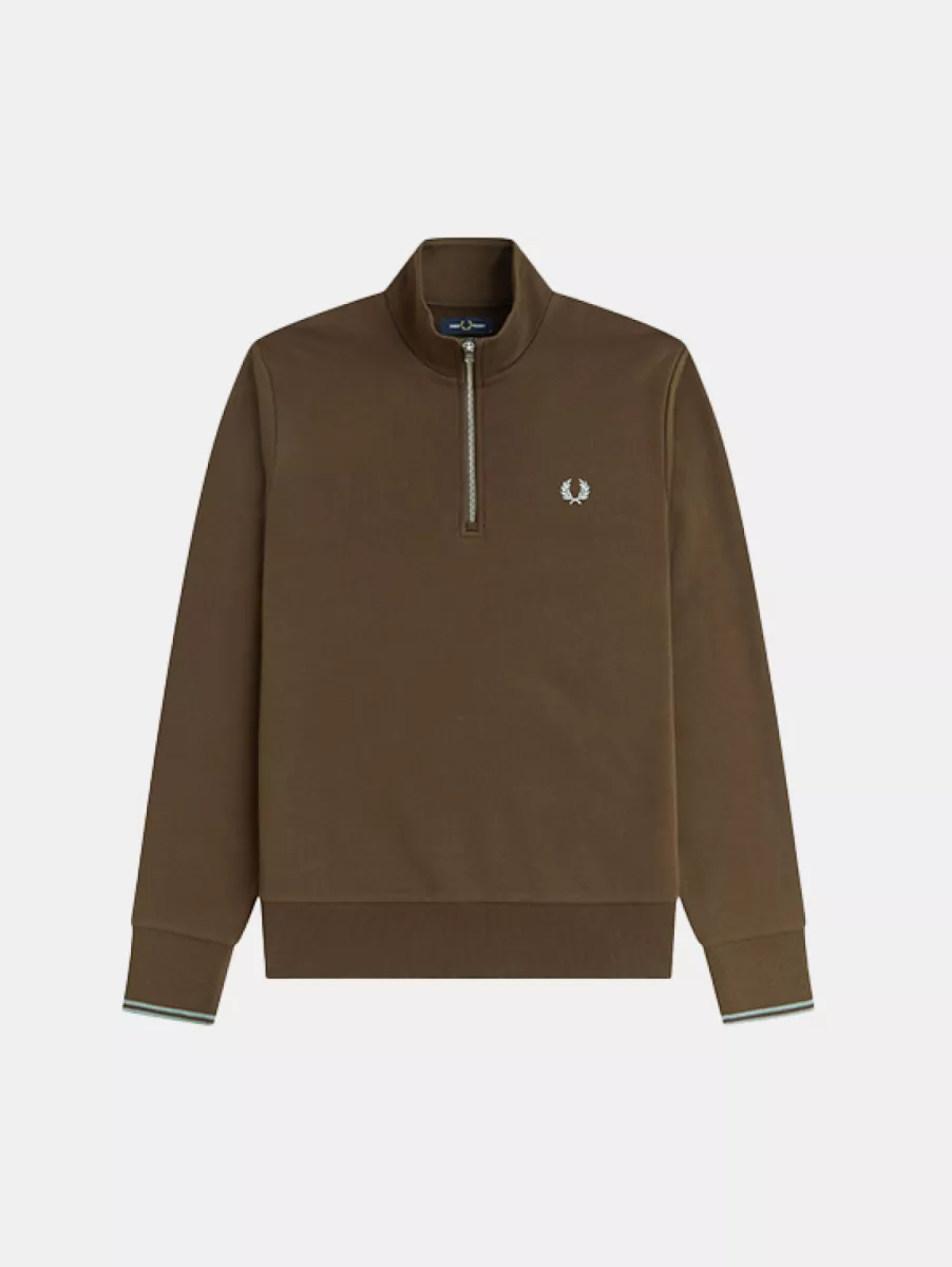 Fred Perry m3574 49a brnttbcc/stkprtb