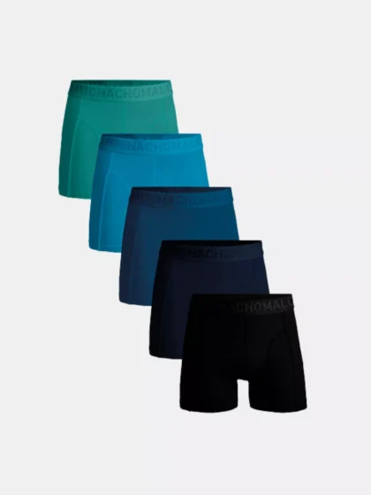 MUCHACHOMALO lcsolid1010-136 5-pack black/blue/green