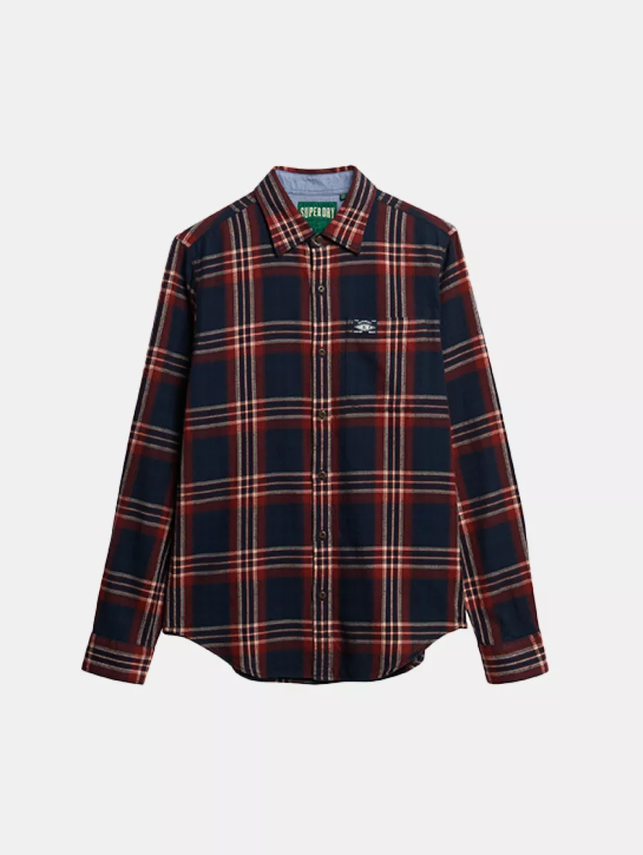 Superdry m4011047a h7k frontier check red